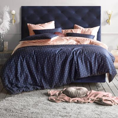 De Witte Lietaer Dekbedovertrek Katoen Satijn Idyllic - Hotelmaat - 260 x 240 cm - Blauw