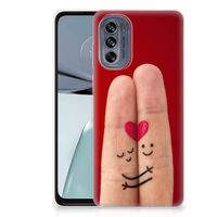 Motorola Moto G62 5G Silicone Back Cover Liefde - Origineel Romantisch Cadeau - thumbnail