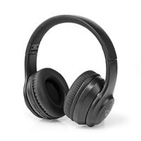 Nedis HPBT2261BK hoofdtelefoon/headset Bedraad en draadloos Hoofdband Muziek/Voor elke dag Bluetooth Zwart - thumbnail