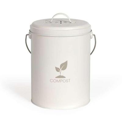 Livoo Cream Keuken Compost Emmer 6L - MES154C