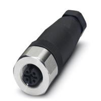 Phoenix Contact 1553242 Sensor/actuator connector, niet geassembleerd M12 Aantal polen: 4 Bus, recht 1 stuk(s) - thumbnail