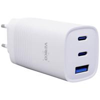 Verico Mojo 65W GaN 3 USB-oplader 65 W Thuis Uitgangsstroom (max.) 3250 mA Aantal uitgangen: 3 x USB, USB-C - thumbnail