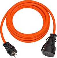 Brennenstuhl BREMAXX® verlengkabel (5m kabel in oranje, voor buitengebruik IP44, stroomkabel bruikbaar tot -35 °C, olie- en UV-bestendig)