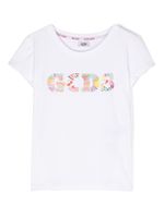 Gcds Kids t-shirt à logo imprimé - Blanc