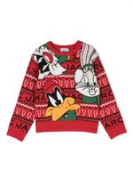 Marc Jacobs Kids x Looney Tunes pull en maille intarsia - Rouge