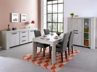 Eetkamer JAKARTA valonia met stoelen