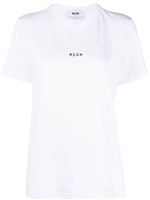 MSGM t-shirt à logo imprimé - Blanc