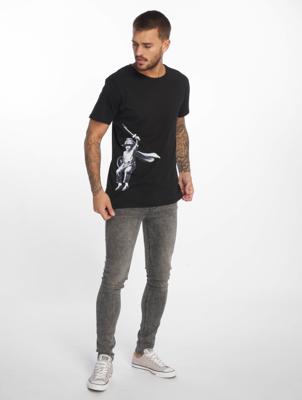 Merchcode / t-shirt Banksy Draw The Raised Bridge in zwart