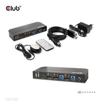 club3D KVM Switch 4K60Hz KVM-switch HDMI Afstandsbediening 4096 x 2160 Pixel - thumbnail