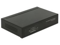 DeLOCK 87702 netwerk-switch Gigabit Ethernet (10/100/1000) Power over Ethernet (PoE) Zwart - thumbnail