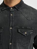 Brandit / overhemd Riley Denim in zwart