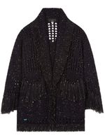 Alanui cardigan The Astral en maille mouchetée - Noir - thumbnail