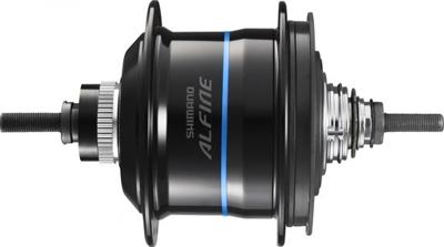 Shimano versnellingsnaaf Alfine Di2 SG S7051 8S CL 36G zwart Shimano versnellingsnaaf Alfine Di2 SG S7051 8S CL 36G zwart