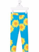 Stella McCartney Kids legging à imprimé graphique - Bleu