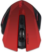 SpeedLink Fortus Wireless Ergonomische gaming-muis USB Optisch Rood, Zwart 5 Toetsen 2400 dpi Verlicht, Ergonomisch - thumbnail