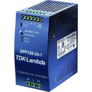 TDK-Lambda DPP120-12-1 DIN-rail netvoeding 12 V/DC 10 A 120 W Aantal uitgangen: 1 x Inhoud: 1 stuk(s)