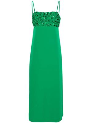 P.A.R.O.S.H. Jurk verfraaid met pailletten - Groen P.A.R.O.S.H. Jurk verfraaid met pailletten - Groen