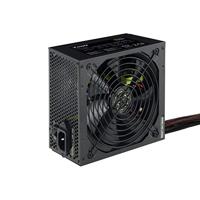 TooQ TQEP-750SP Voeding (750 W, actieve PFC PC, geluidsarme ventilator met automatische snelheidsregeling, ATX 12V V2.31, CE/RoHS, extra lange kabel, zwart