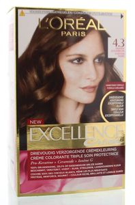 Loreal Excellence 4.3 midden goudbruin (1 Set)