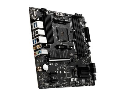 MSI B550M PRO-VDH WIFI Moederbord Socket AMD AM4 Vormfactor Micro-ATX Moederbord chipset AMD® B550