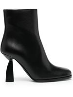 Nodaleto bottines à talon sculpté - Noir