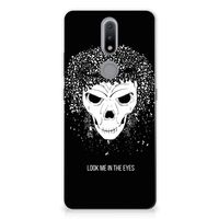 Silicone Back Case Nokia 2.4 Skull Hair