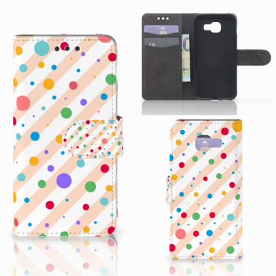 Samsung Galaxy A3 2016 Telefoon Hoesje Dots Samsung Galaxy A3 2016 Telefoon Hoesje Dots