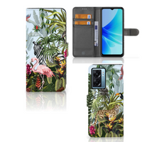 Telefoonhoesje met Pasjes voor OPPO A77 5G | A57 5G Jungle