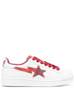 A BATHING APE® baskets Skull Sta en cuir - Blanc - thumbnail