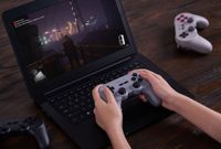 8Bitdo Pro 2 Grijs Bluetooth/USB Gamepad Analoog/digitaal Nintendo Switch, Nintendo Switch Lite, PC, iOS - thumbnail