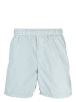 Stone Island short de sport à logo imprimé - Bleu - thumbnail