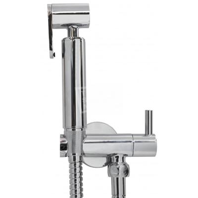 Wiesbaden Chroom bidet-handdoucheset rond