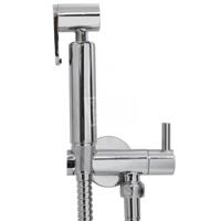 Wiesbaden Chroom bidet-handdoucheset rond