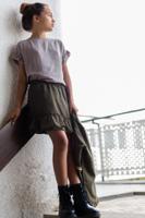 LEVV Meisjes rok - Mieke - Olijf