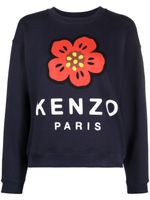 Kenzo sweat à logo imprimé - Bleu - thumbnail