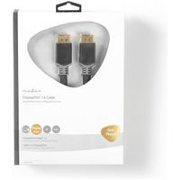 DisplayPort 1.4-Kabel | DisplayPort Male - DisplayPort Male | 3,00 m | Antraciet - thumbnail