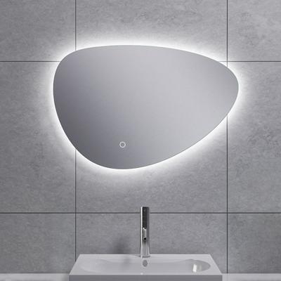 Badkamerspiegel Uovo 60cm Geintegreerde LED Verlichting Verwarming Anti Condens Touch Schakelaar Dimbaar