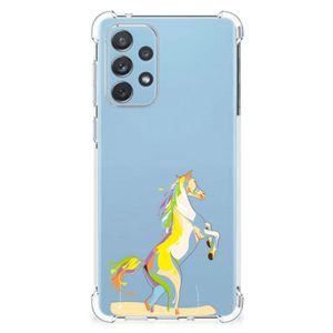 Samsung Galaxy A73 Stevig Bumper Hoesje Horse Color