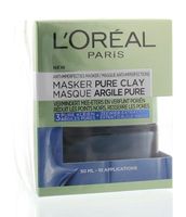 Loreal Pure clay masker anti-imperfecties (50 ml) - thumbnail