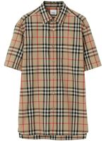 Burberry chemise en coton à motif Vintage Check - Tons neutres