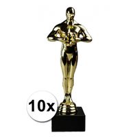 10 luxe award beeldjes 22 cm - thumbnail