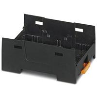 PHOENIX CONTACT EH 52.5 F-B/ABS BK9005 draagrailbehuizing, onderdeel, 30,3 mm lengte, 52,6 mm breedte, 75 mm hoogte, zwart, 10 stuks