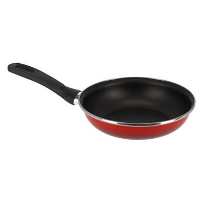 Aluminium koekenpan/hapjespan Merida rood met anti-aanbak laag 22 cm - Koekenpannen Aluminium koekenpan/hapjespan Merida rood met anti-aanbak laag 22 cm - Koekenpannen