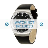 Horlogeband Skagen 981XLSLB Leder Zwart 24mm - thumbnail