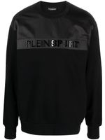 Plein Sport sweat à patch logo LS - Noir