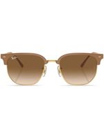 Ray-Ban lunettes de soleil carrées New Clubmaster - Marron