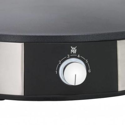 WMF Lono Creperie crepe maker 1 crêpe(s) 1600 W Zwart, Zilver