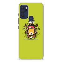 Motorola Moto G60s Telefoonhoesje met Naam Doggy Biscuit