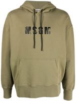 MSGM hoodie à logo Palm imprimé - Vert