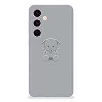 Samsung Galaxy S24 Plus Telefoonhoesje met Naam Grijs Baby Olifant